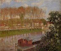 Pissarro, Camille - Setting Sun at Moret